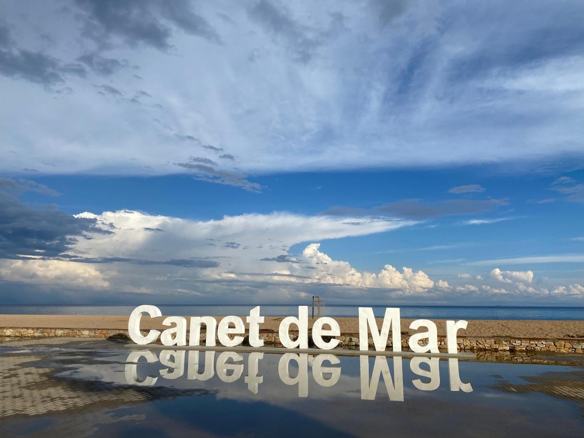 Apartamento Frente Al Mar Canet De Mar Exterior foto